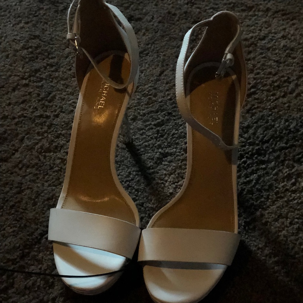 MICHAEL Michael Kors White Heels